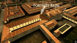 Animation of ancient Roman Fort in Caerleon Wales [upl. by Ebberta]