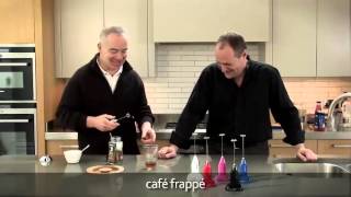 How to make a frappé coffee using an aerolatte milk frother [upl. by Randy]