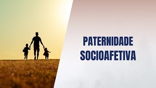 Paternidade socioafetiva [upl. by Xyla]