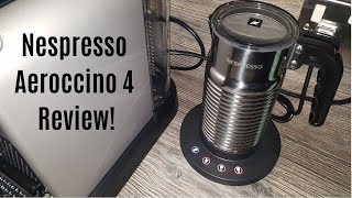 Nespresso Aeroccino 4 Milk Frother Review  Worth upgrading from the Aeroccino 3 [upl. by Childers]