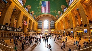 Walking Tour of Grand Central Terminal — New York City 【4K】🇺🇸 [upl. by Anirpas]