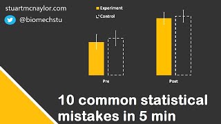 Ten Statistical Mistakes in 5 Min [upl. by Aileduab]