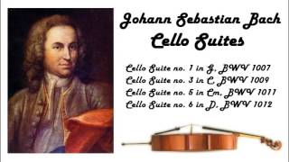 Johann Sebastian Bach  Cello suites in 432 Hz great for reading or studying [upl. by Enidaj]