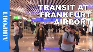 TRANSIT WALK AT FRANKFURT Airport FRA Terminal 1  Connection Flight Transfer Arriving amp Departing [upl. by Eylhsa]