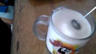 Aerolatte Review Frothing Cold Milk In Under 1 Minute [upl. by Arfihs954]